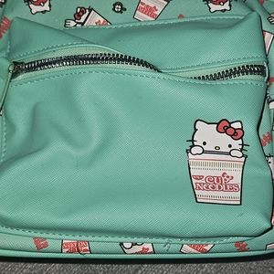 Hello kitty cup of noodles mini backpack